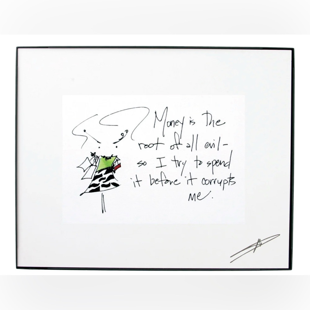 Mary Phillips Designs Root of Evil Framed Painting